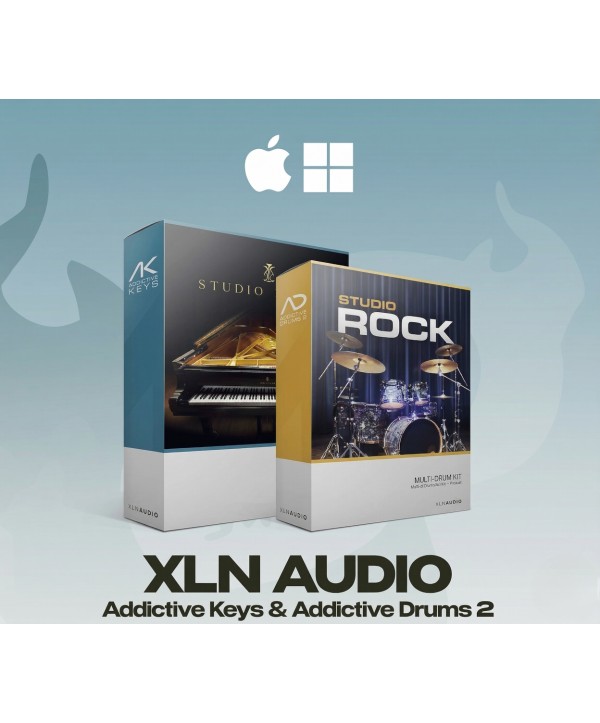 XLN Audio Addictive Keys + Addictive Drums 2 Rock /MAC Key GLOBAL